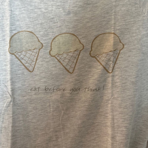 T-shirt size M with print, worn few times