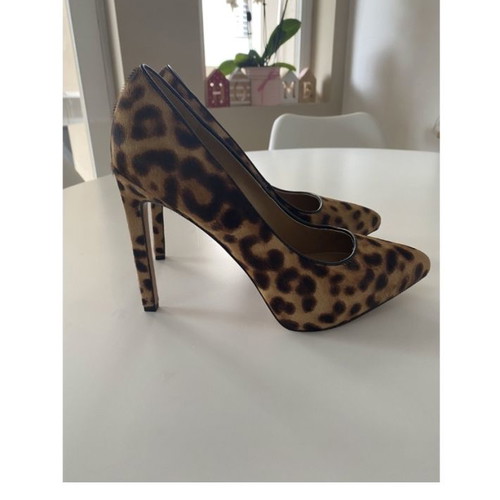 Nine West leopard print pumps used, size 38, multicolor
