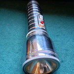 Vintage flashlight used