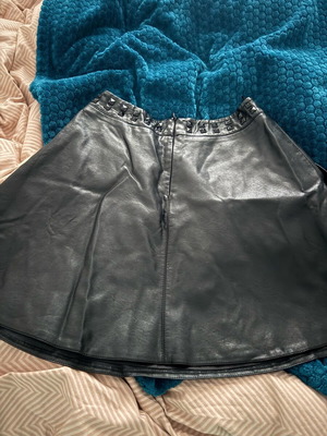Attrattivo leather skirt size S like new, black
