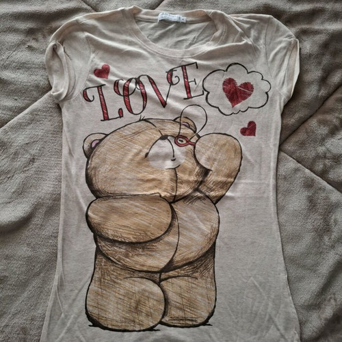 Forever Friends T-shirt beige like new, size M