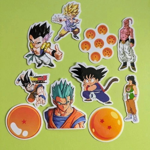 Dragon Ball sticker collection like new, set of 10