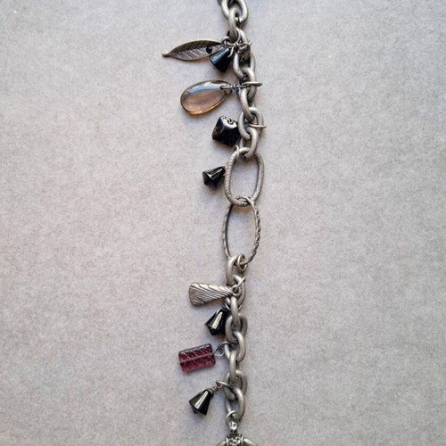 Silver-Tone Charm Bracelet like new