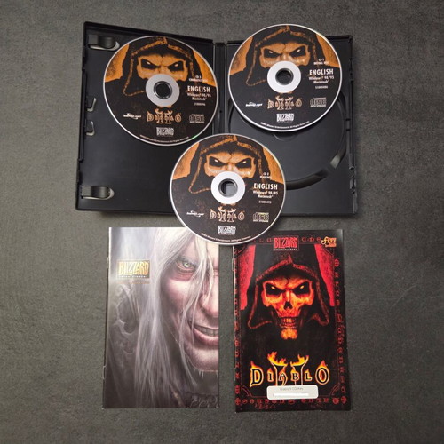 Diablo II PC game used, 3 CDs, English manual