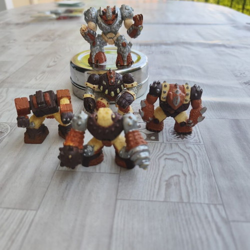 Gormiti figures used, pack of 5