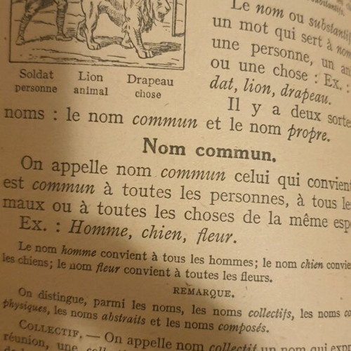 Grammaire French book used 1911