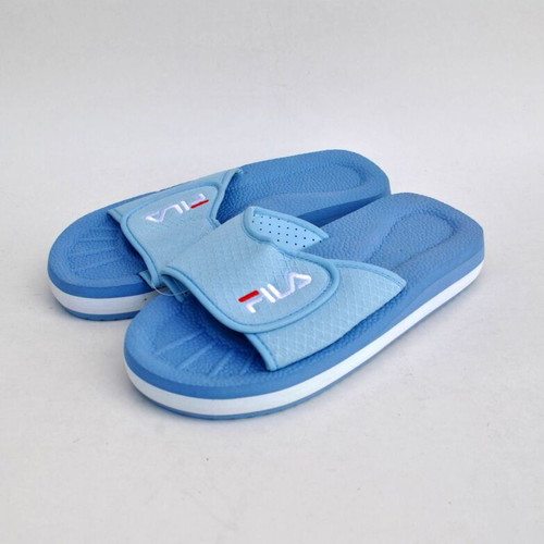 Fila Foam Slide sandals new, blue with logo strap, EU 40