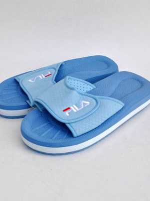 Fila Foam Slide sandals new, blue with logo strap, EU 40