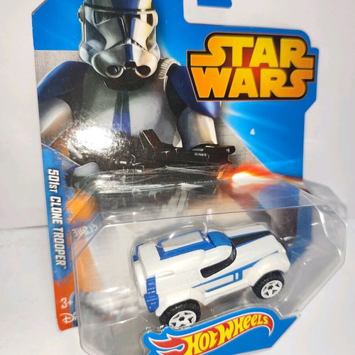 Hot Wheels Diecast Star Wars Clone Trooper new, sealed 1:64 scale
