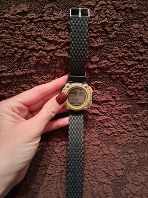 Casio diving watch like new, men's, black