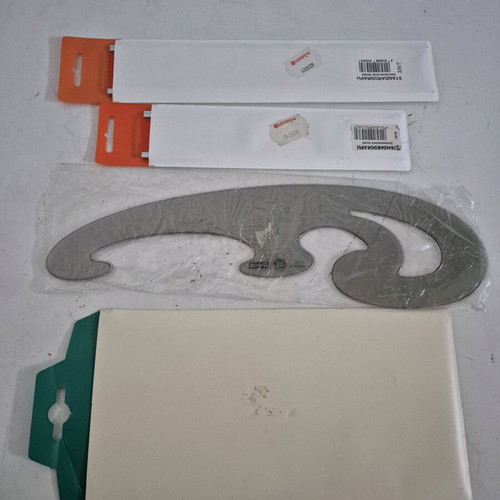 Standardgraph rulers and stencil like new, barely used