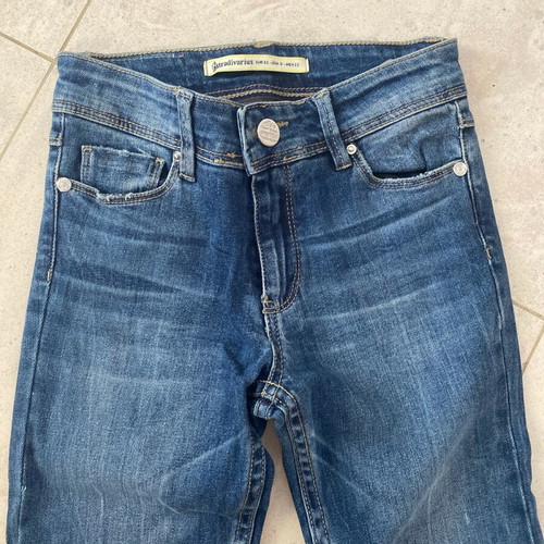 Stradivarius jeans like new, dark blue washed, size XXS
