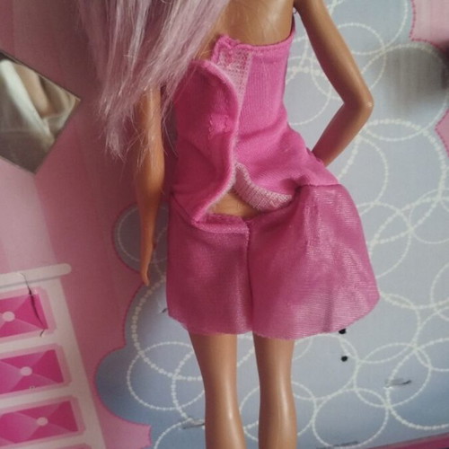 Barbie pop singer doll without original clothes
