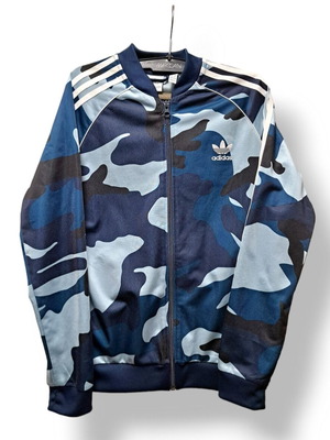 Μπουφάν Adidas καμουφλάζ μεταχειρισμένο, γυναικείο μέγεθος M