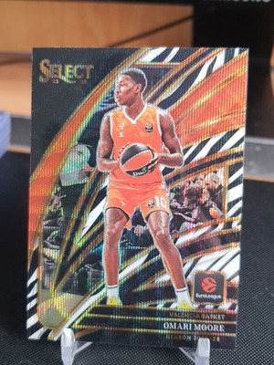 Panini Select EuroLeague 2025-26 Omari Moore Zebra card like new