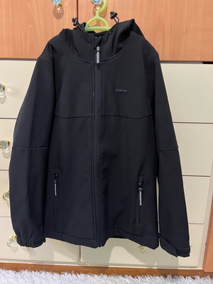 District75 Kids Black Jacket like new with hood and inner pockets