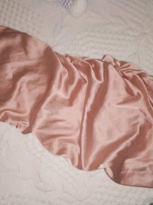 Satin dress new, pink, with adjustable straps