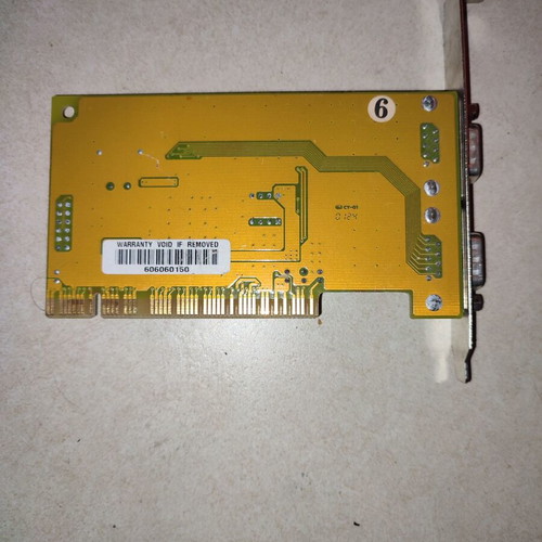 PCI used with 2 serial ports