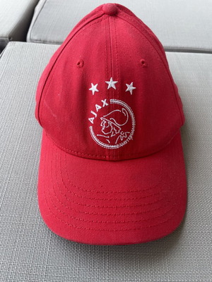 Ajax Amsterdam Official Merchandise Jockey Hat used, red