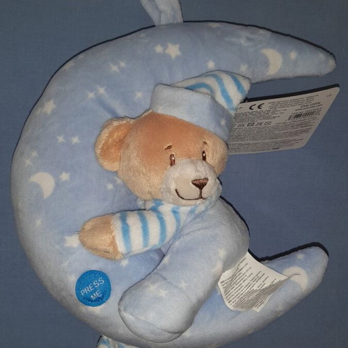 Baby musical toy Blue crescent moon new