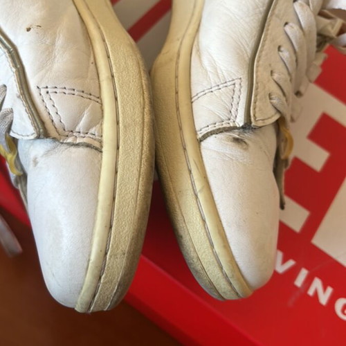 Lacoste sneakers size 39 used, white