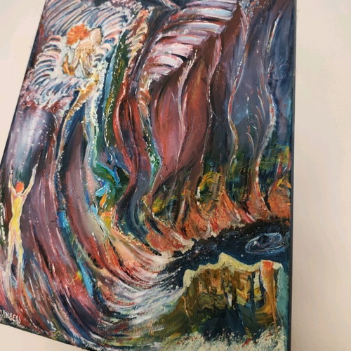 Painting Likno like new, canvas with oil paint 76×54