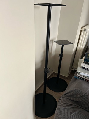 Adjustable Heavy Speaker Stands like new