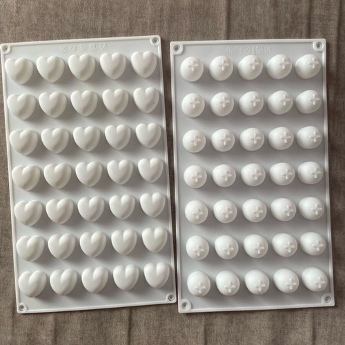 Silicone molds for sweets set of 2, new