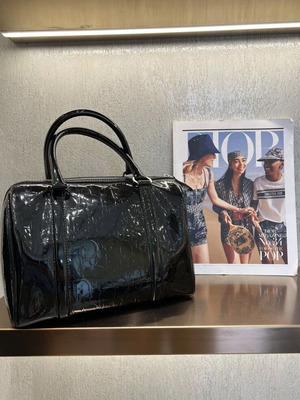Dior Boston Bag Oblique Monogram like new, black handbag
