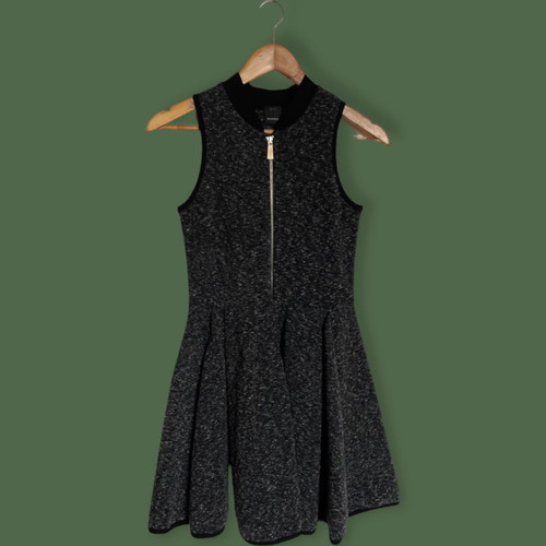 Pinko mini dress new, dark gray with black