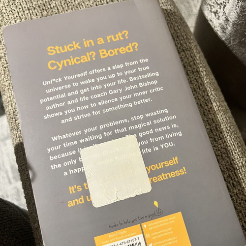 Unfuck Yourself book like new, personal improvement