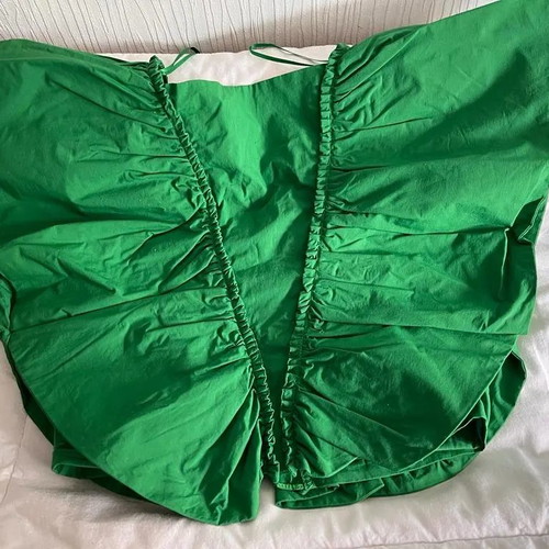 Zara corset top used, size S, green