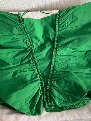 Zara corset top used, size S, green