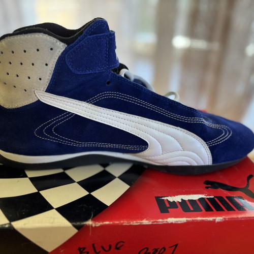 Puma Grit Cat Co Vintage Motorsport Boots, EU 46, Blue