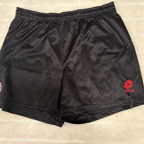 Vintage AC Milan Lotto football shorts size M used with wear