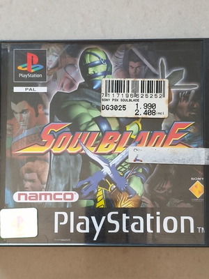 Soulblade παιχνίδι PlayStation (PS1), Namco, πλήρες σετ με εγχειρίδιο