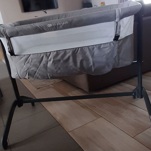 Kinderkraft Baby Cot like new with side opening and extra Motherbaby mattress
