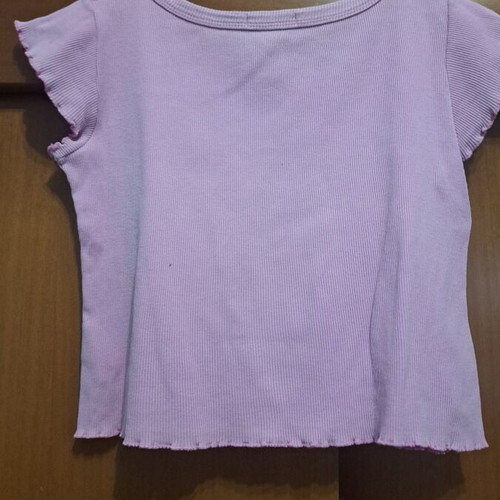 Alouette pink short blouse for girls like new, size 128 cm
