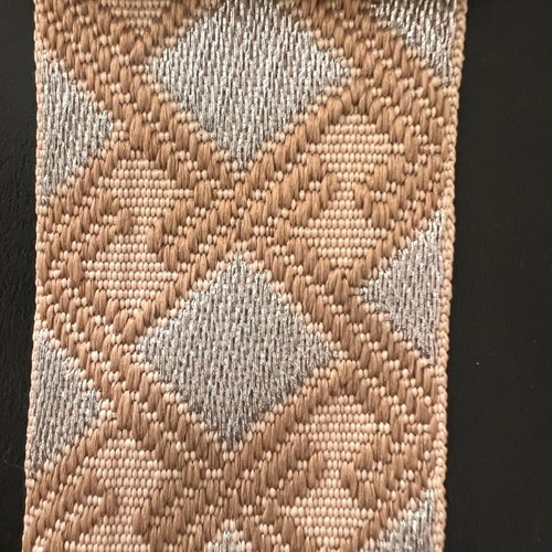 Woven bag strap with leather new