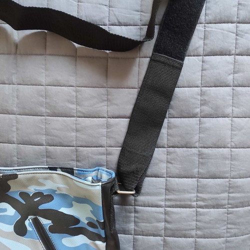 Custard multifunctional shoulder bag blue like new
