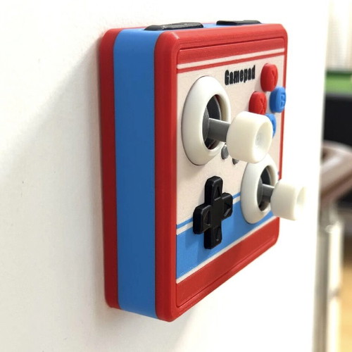 3D Retro Gamepad Switch Cover new, double switch
