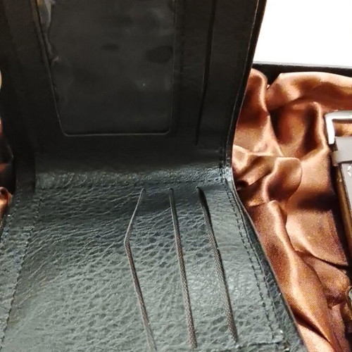 Men's watch and wallet set like new