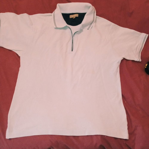 Polo shirt large like new, turquoise, with zipper