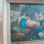 Old frame with 1960 print used