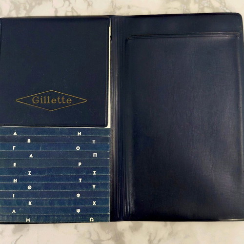 Vintage Gillette telephone directory with 1956 calendar like new