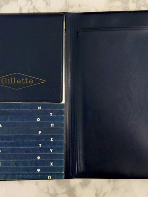 Vintage Gillette telephone directory with 1956 calendar like new