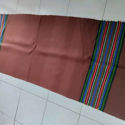 Woven rug new 190x60 cm with warm colors