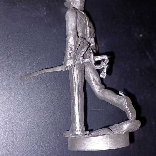 Figure of Greek Artillery School Officer 1900 like new, pewter
