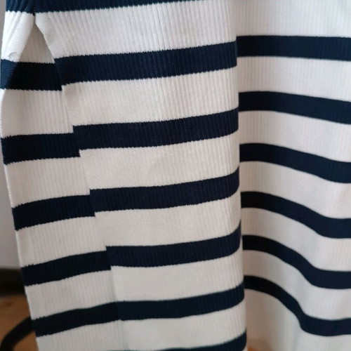 Long ribbed Valentin Studio striped dress like new