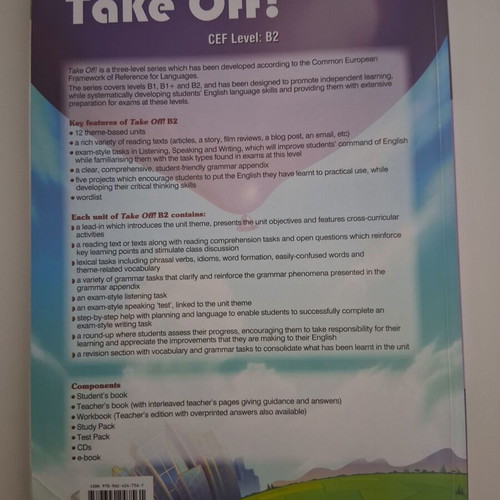Take Off B2 Student's Book used, English language